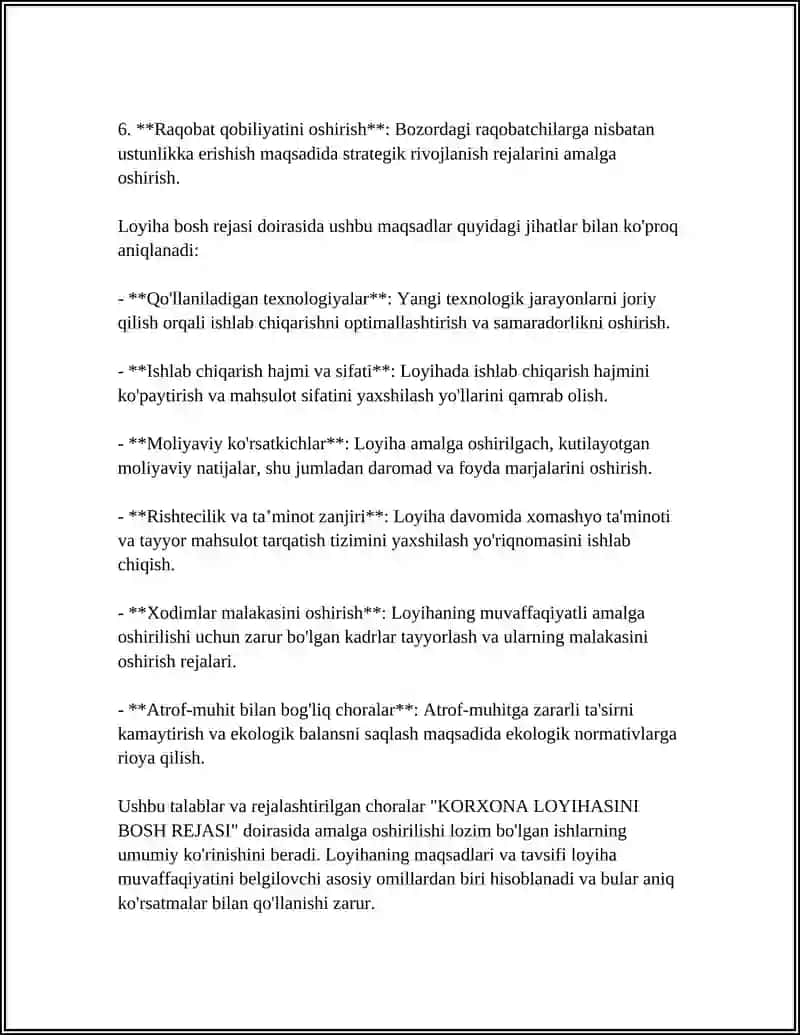 KORXONA LOYIHASINI BOSH REJASI 4