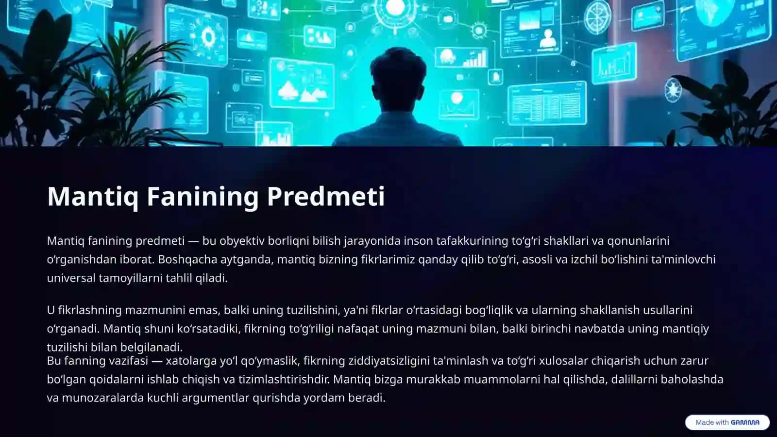 Mantiq Ilmining Predmeti va Ahamiyati 4