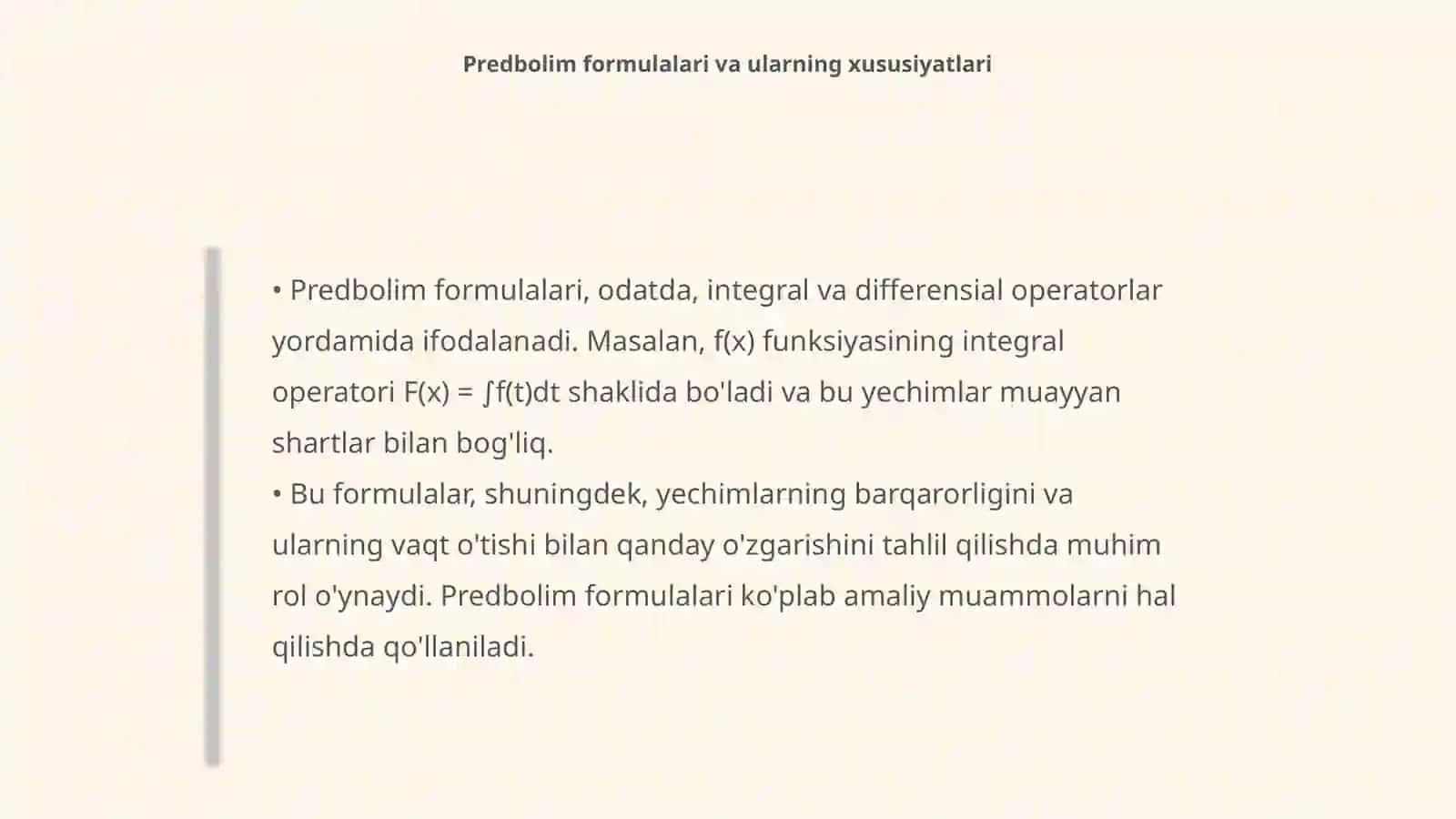 Predbolim va Bolterra integral tenglamalari 4