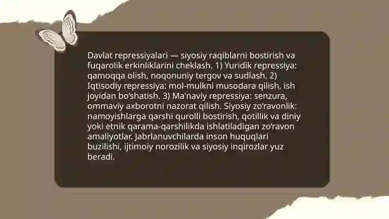 Siyosiy konfliktlar va zoʻravonlik 4