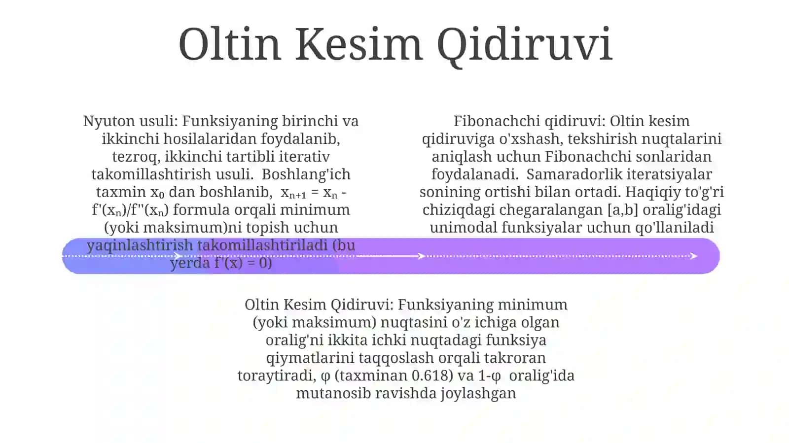 Bo'lin va hukmron qil algoritmlari 4