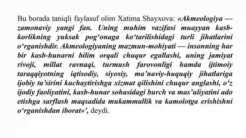 Akmeologiyaning metodologik tamoyillari va yondashuvlari 4