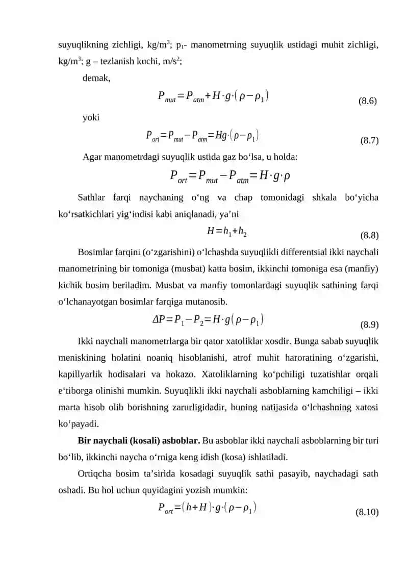 BOSIM O‘LCHASH ASBOBLARI 4