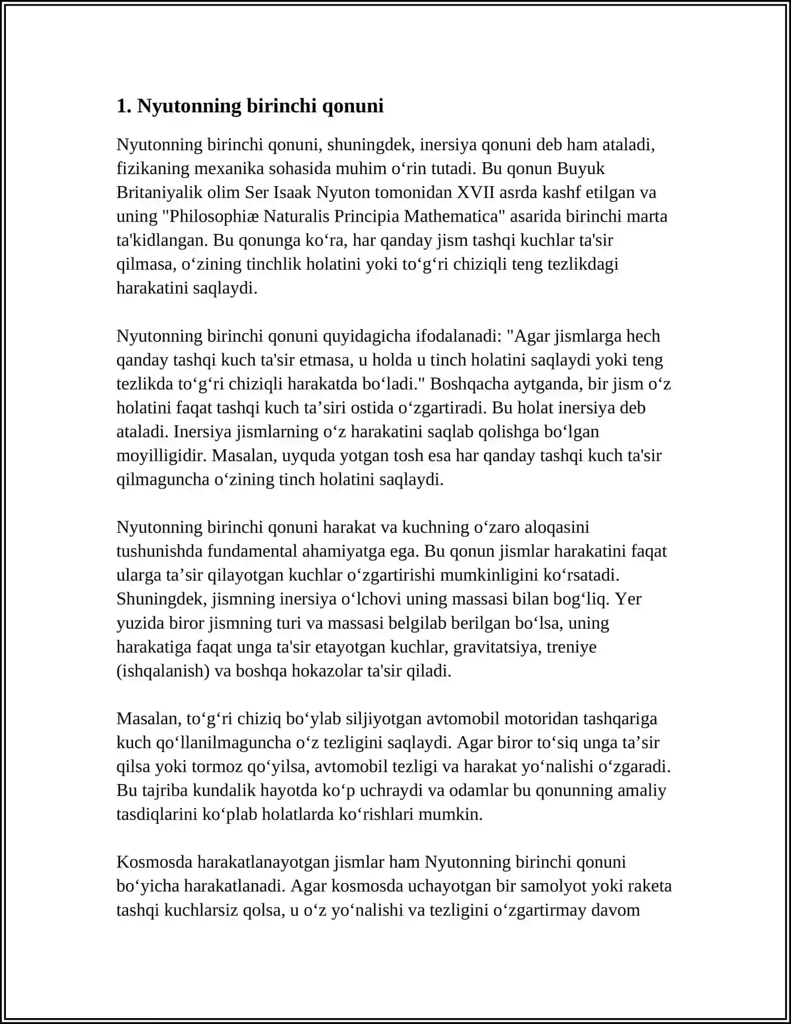 YERNING TORTISHISH MAYDONIDA JISMLARNING HARAKATI 4