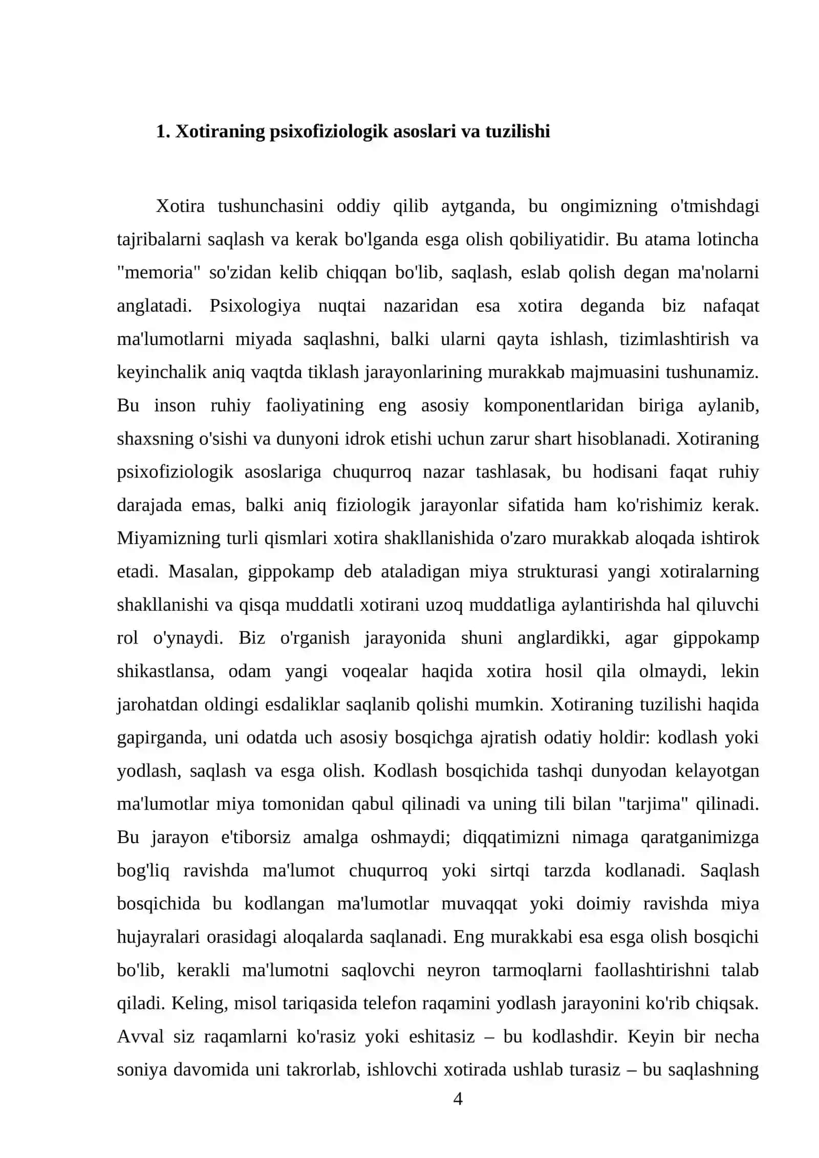 Xotira 4