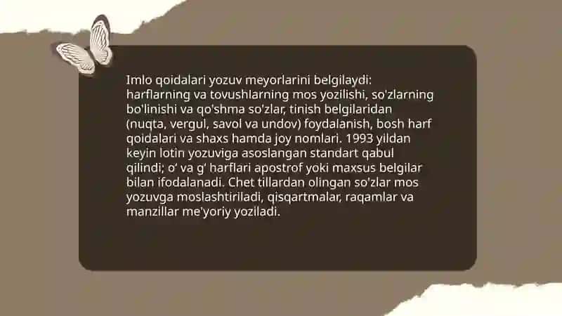 O'zbek adabiy tili meyorlari 4