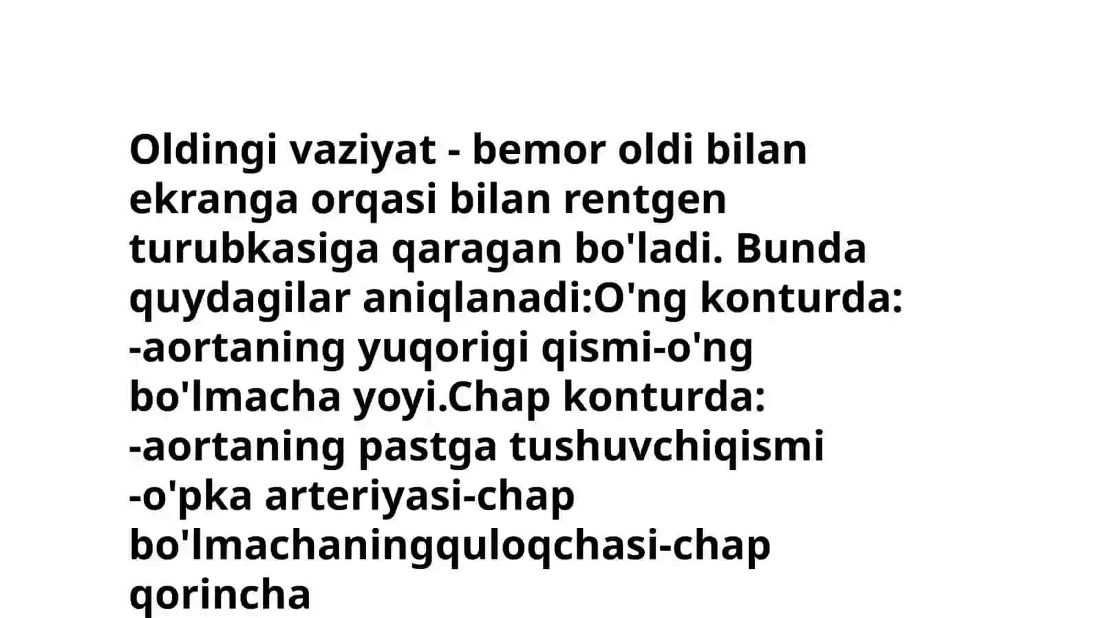 Yurak va yirik qon tomirlari tekshirish 4