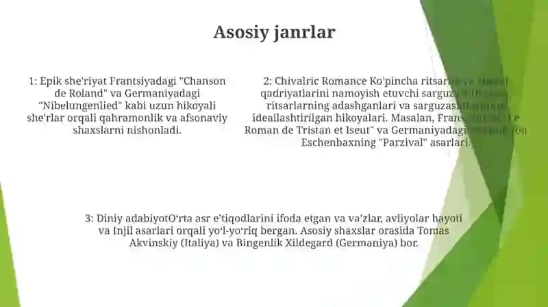 Oʻrta Asrlar Adabiyoti 4