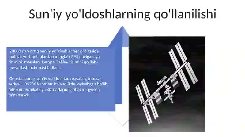 Kosmik tezliklar va suniy yoldoshlar 4