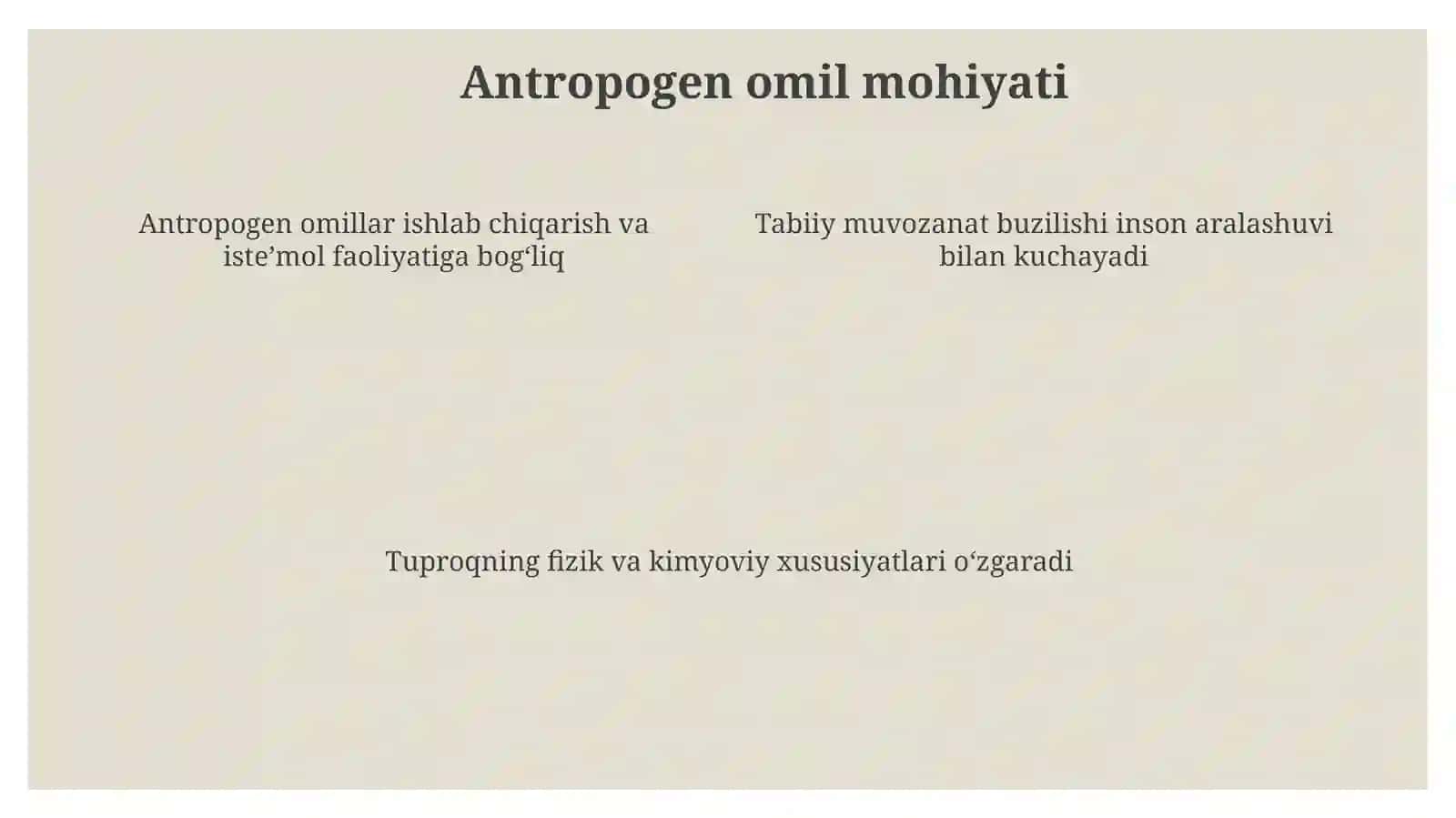 Hududlarda tuproq ifloslanishiga antropogen omilning taʼsiri 4