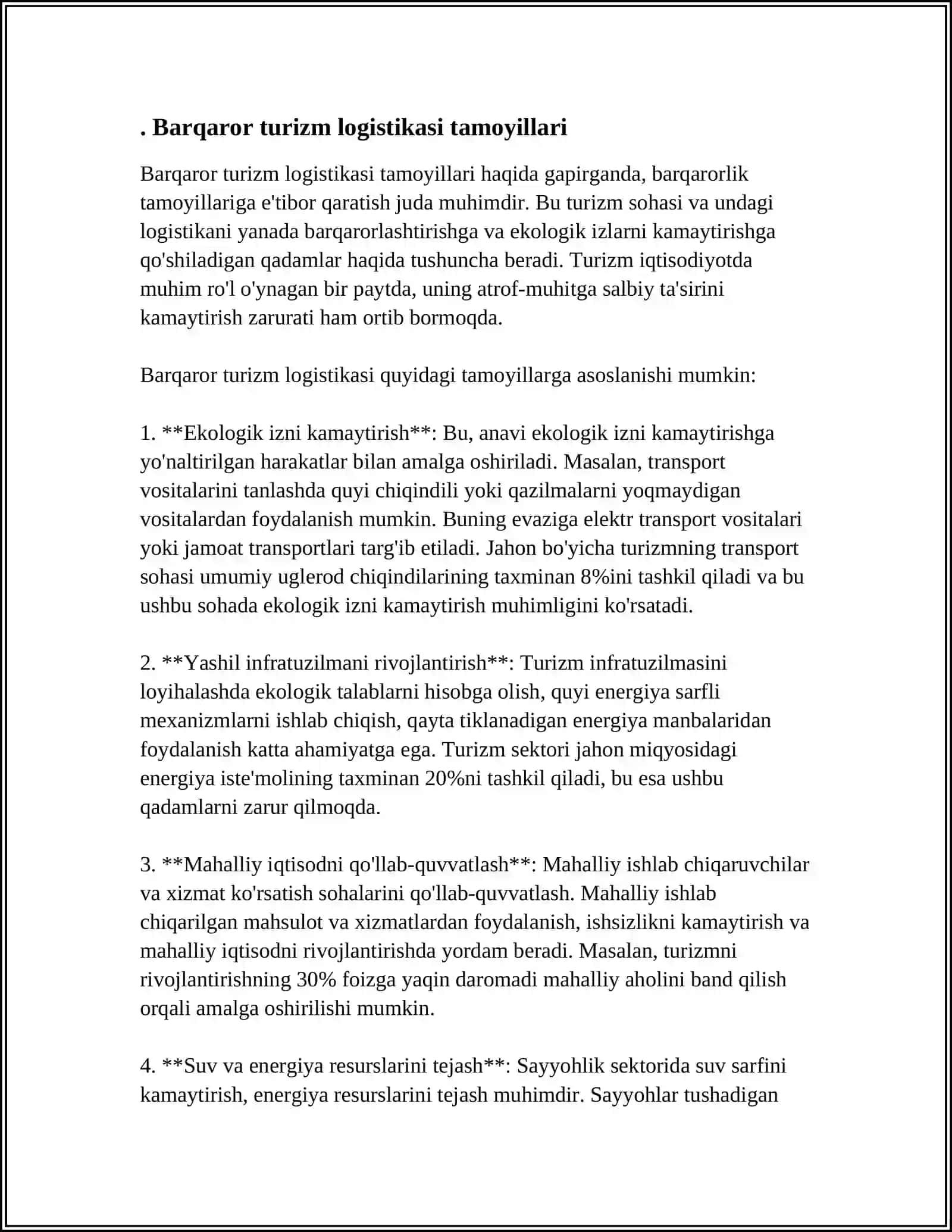 TURIZM LOGISTIKASI ZAMONAVIY BOSQICHINING XUSUSIYATLARI 4