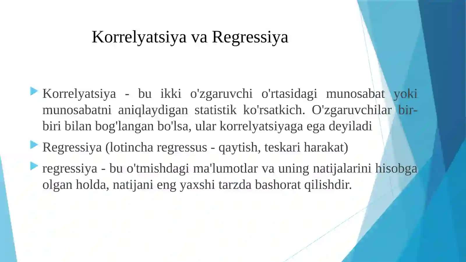 Ma’lumotlarning intellektual tahlili 4