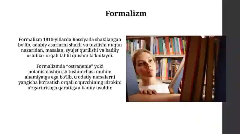 Adabiyotshunoslik maktablari 4