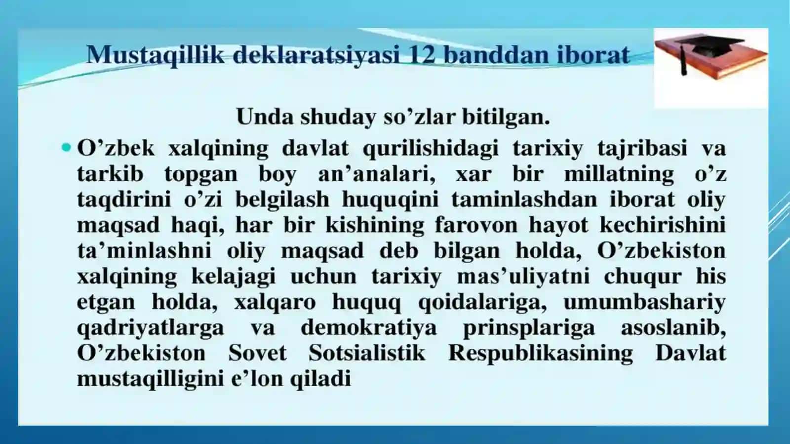 Mustaqillikning e’lon qilinishi 4