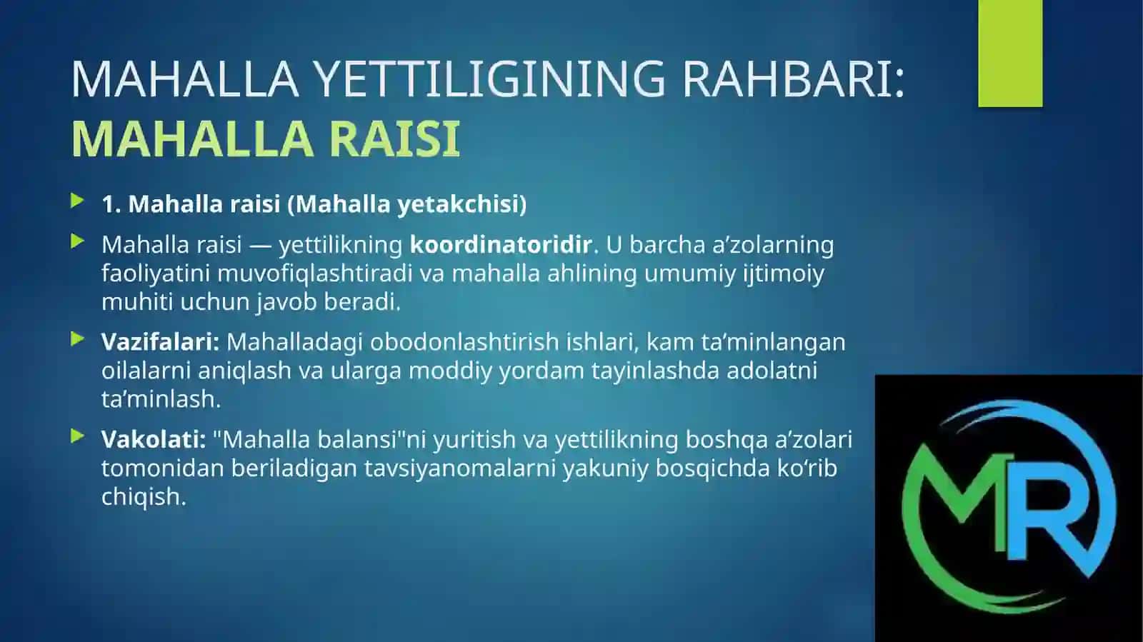 KAMBAG’ALLIKNI QISQARTIRISHDA MAHALLA YETTILIGI O’RNI 4