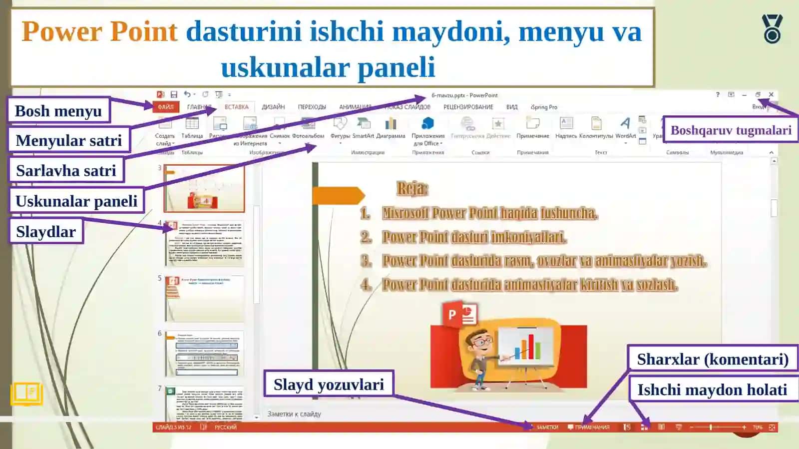 Elektrontaqdimotlarinitayyorlashvarasmiylashtirishtartibi 4