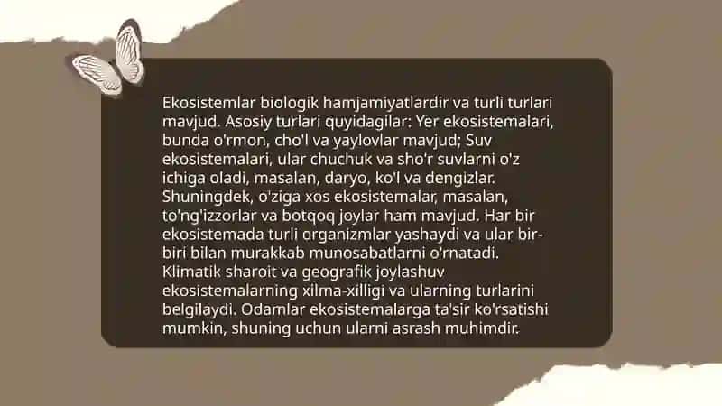 Ekosistma haqida taʼlimot 4