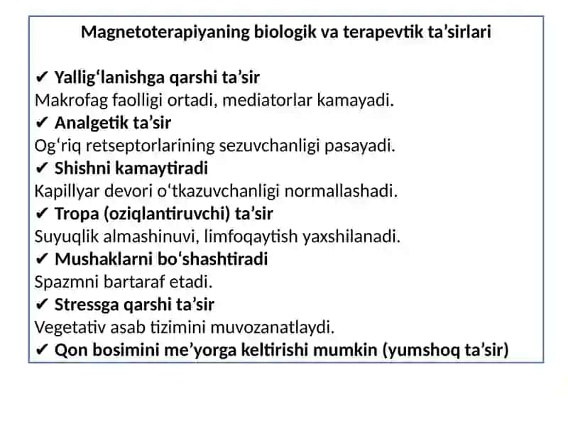 Magniy maydonlari bilan davolash usuli 4