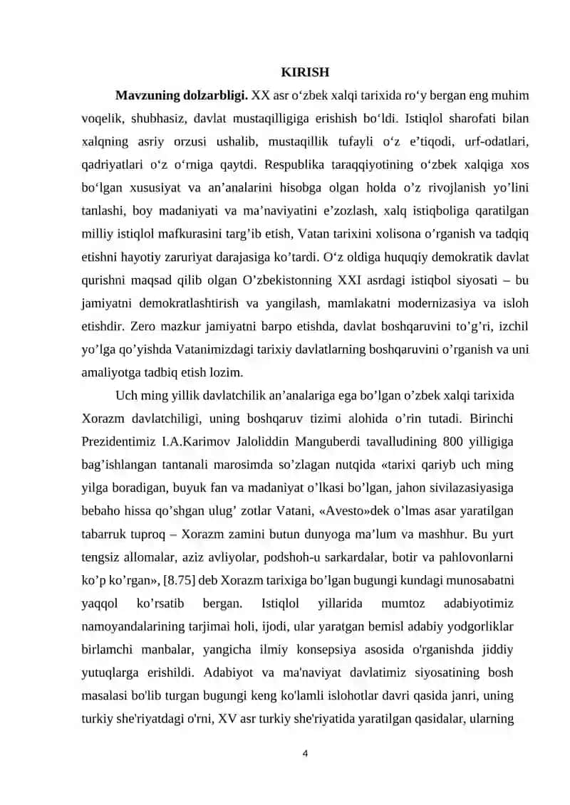 "Yusuf va Zulayho" Kurs Ishi 4