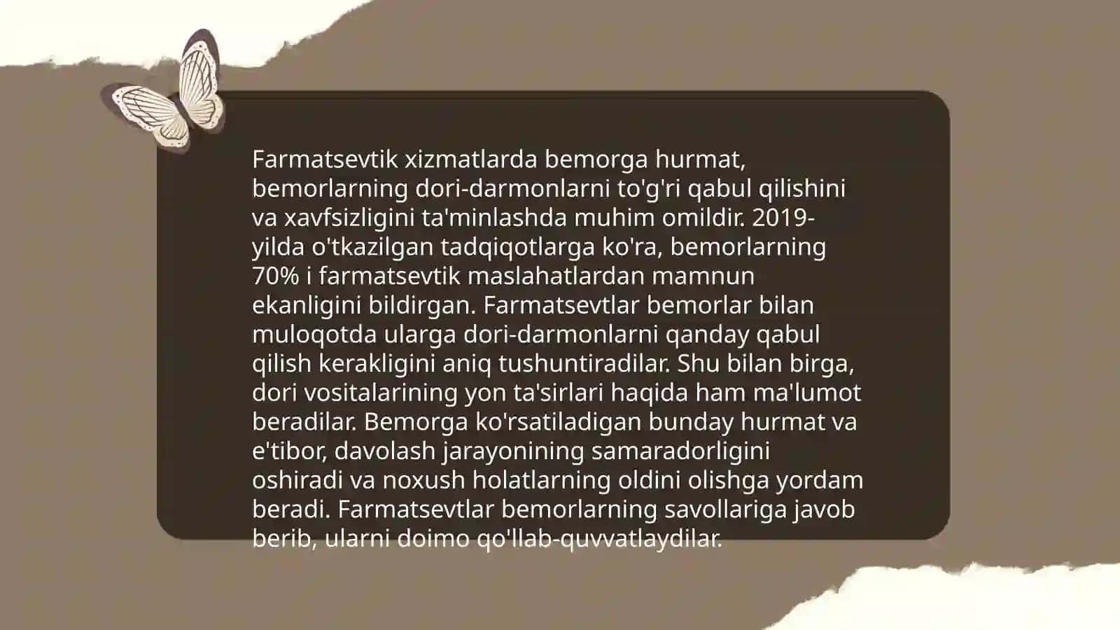 Farmatsevt mutaxasislarni etikasi 4