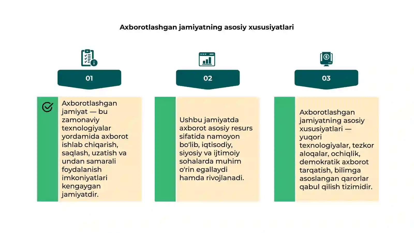 Axborotlashgan jamiyat tushunchasi 4