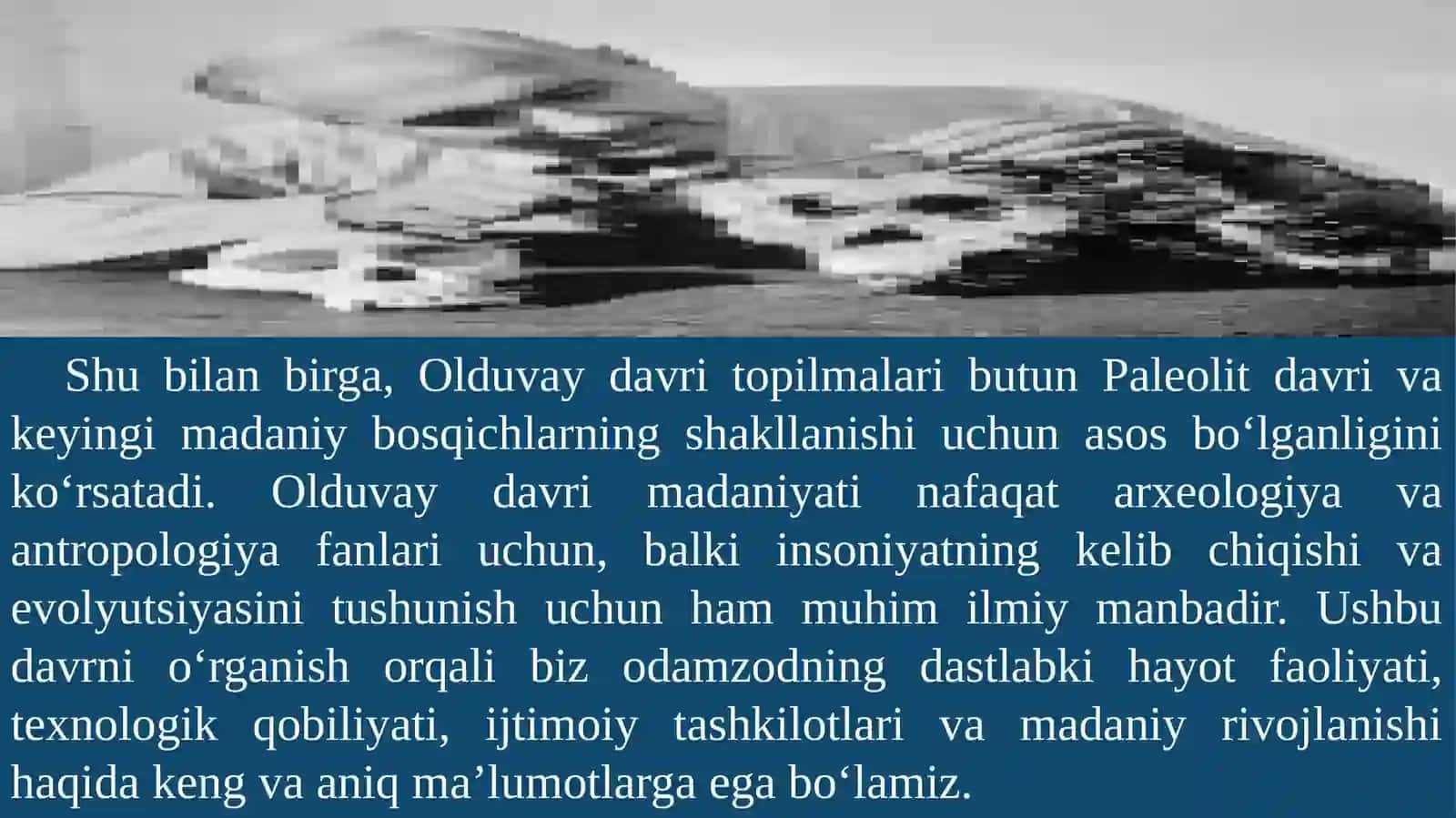 Olduvay davri madaniyati 4