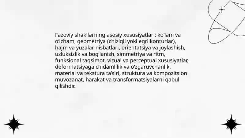Fazoviy shakllar va ular haqida tushuncha 4