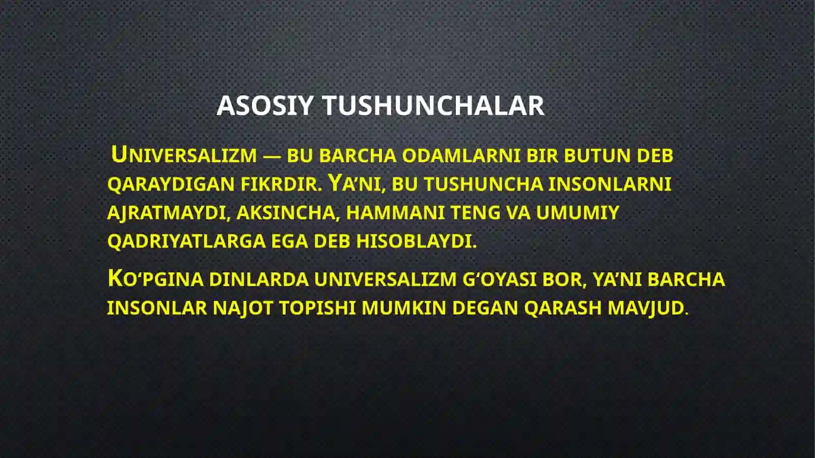 ZAMONAViYDINIY HARAKATLAR VA SEKTALAR 4