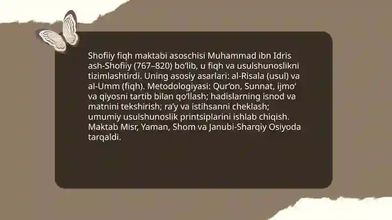 Islom dinining fiqh maktablari 4