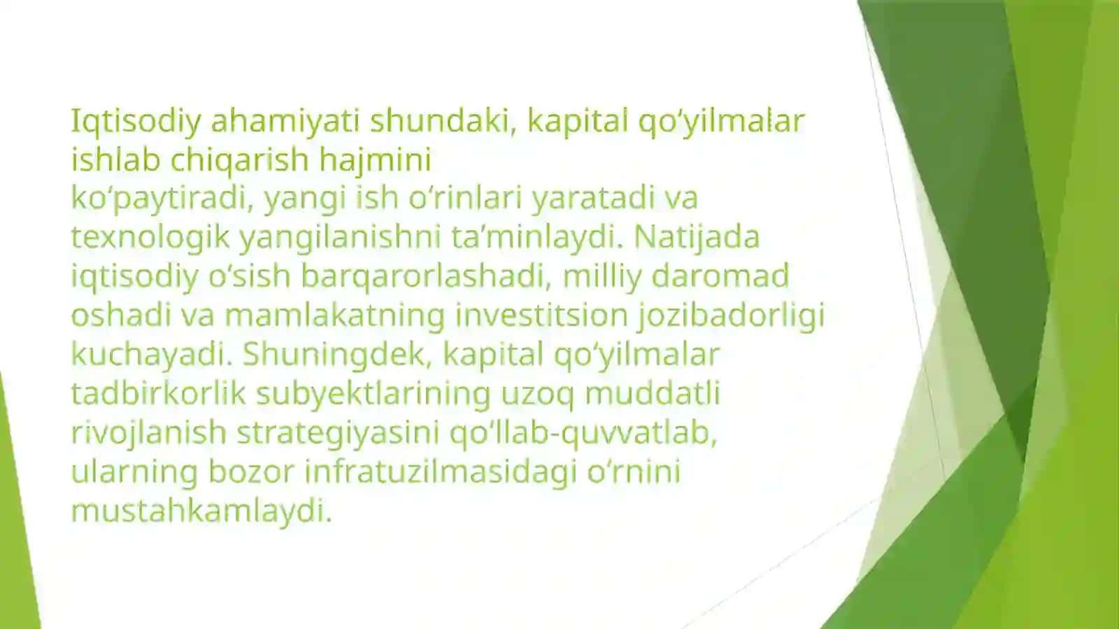 Kapital qo‘yilmalar va kapital bozori. 4