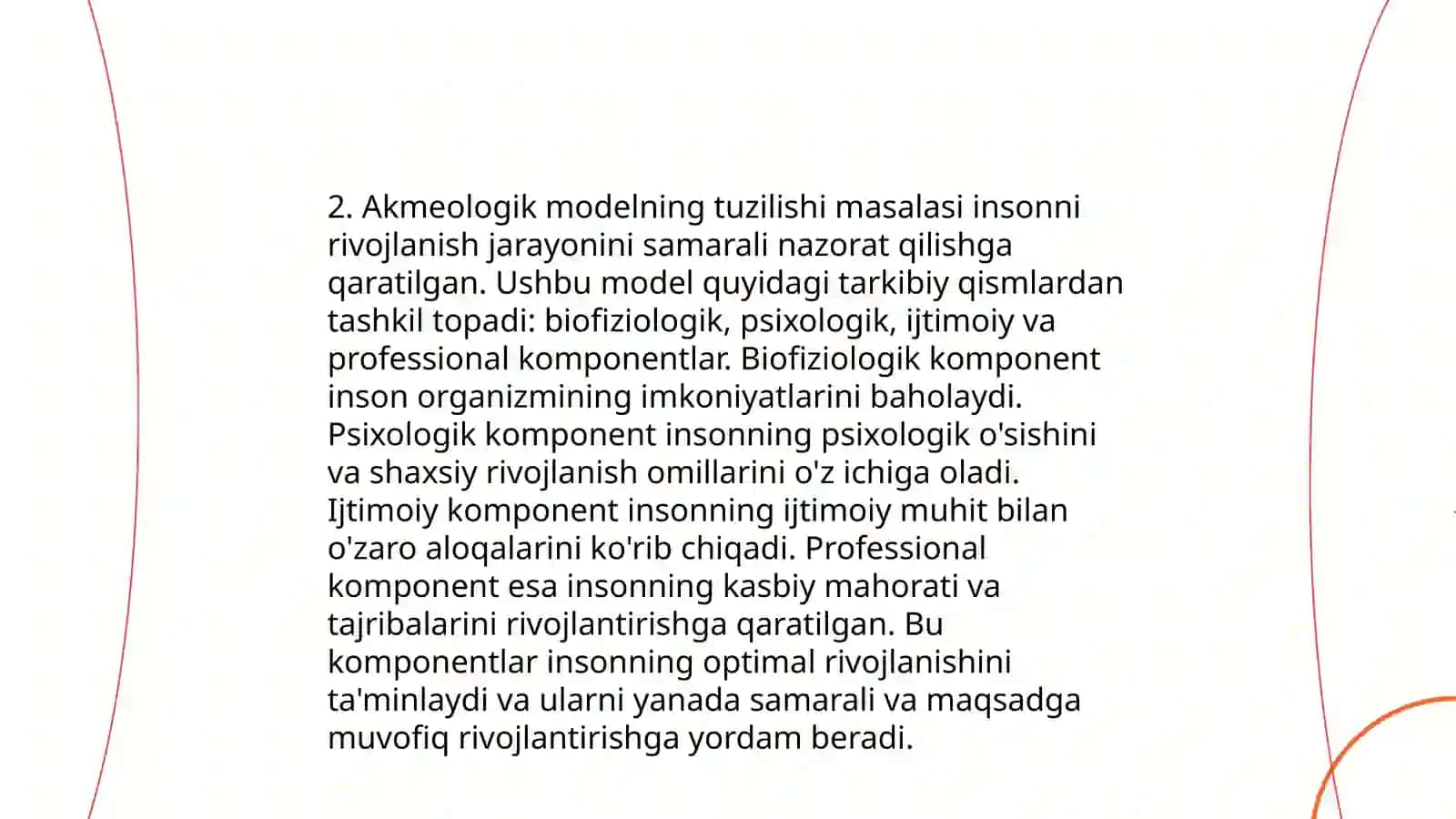 Pedagogik akmeologiyada modellashtirish 4