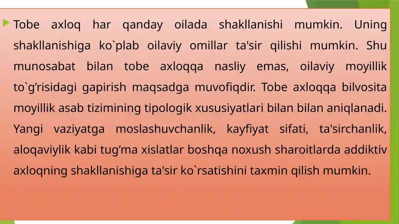 TOBE AXLOQ. SUITSIDAL XULQ 4