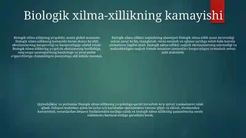 Global Muammolarning Mezonlari Va Darajalari 4