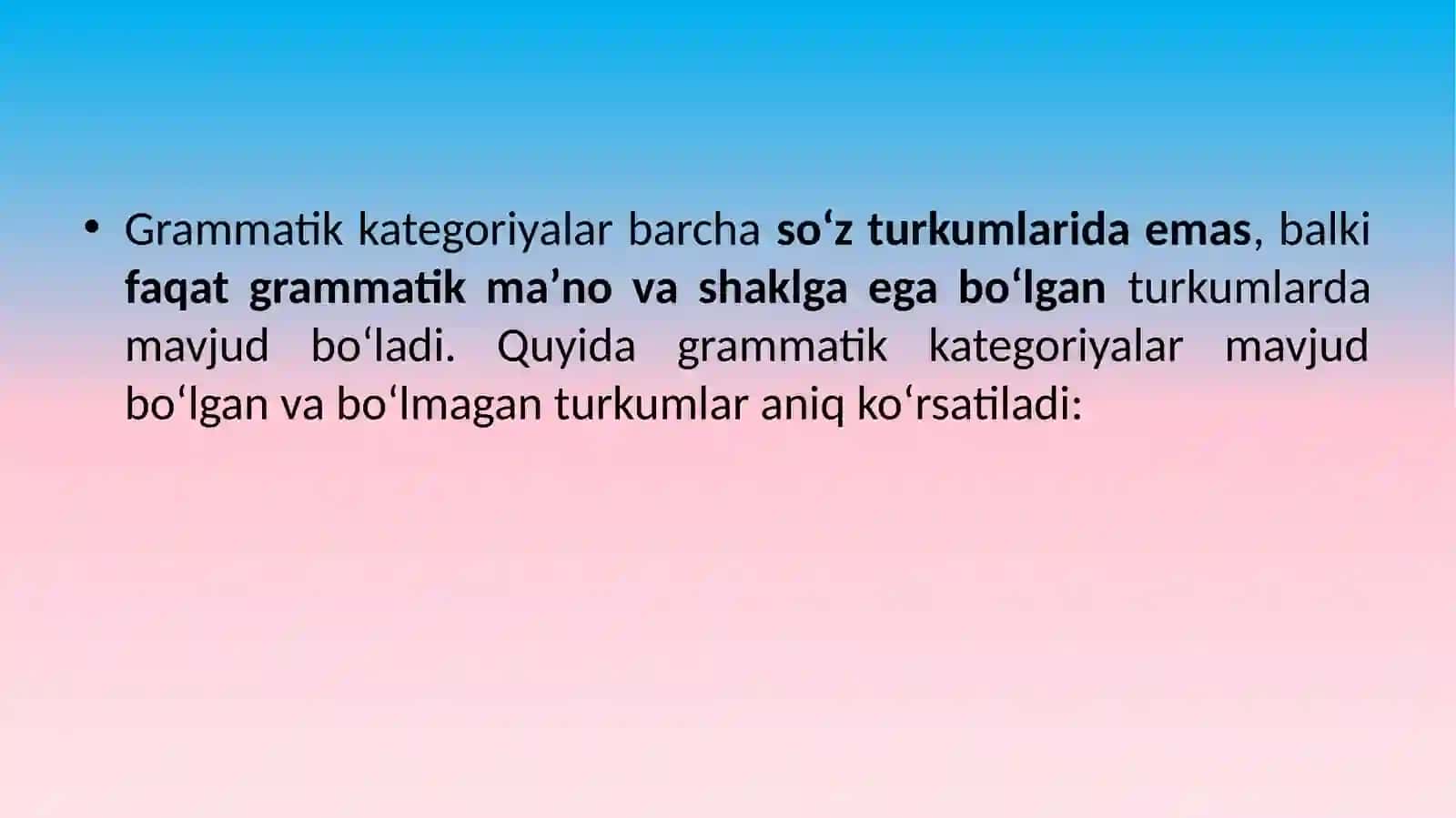 Grammatik kategoriyalar 4