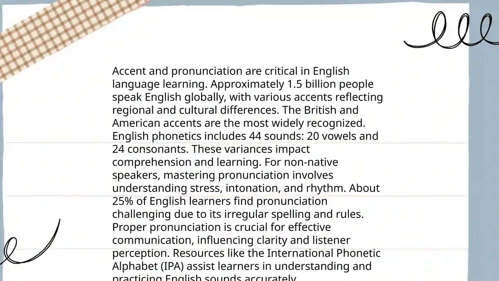 When the teacher is not a native speaker 4