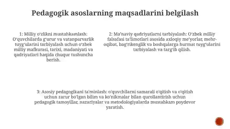 “Milliy G‘Oya, Ma’Naviyatining Pedagogik Asoslari” 4
