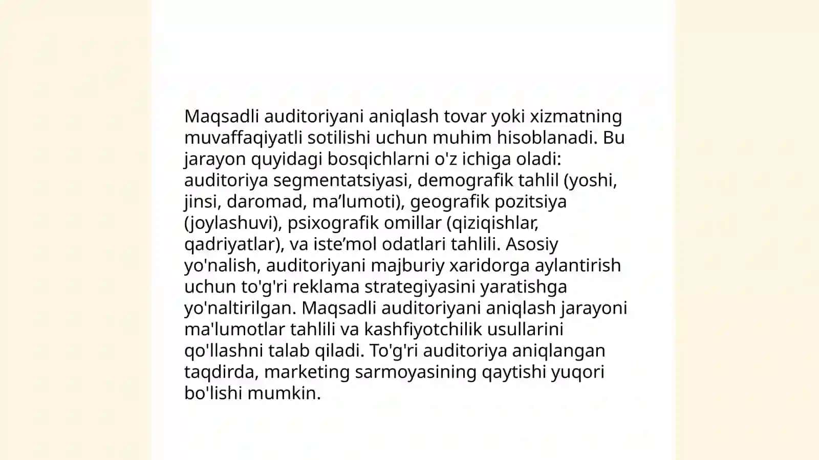Bozor tahlili 4