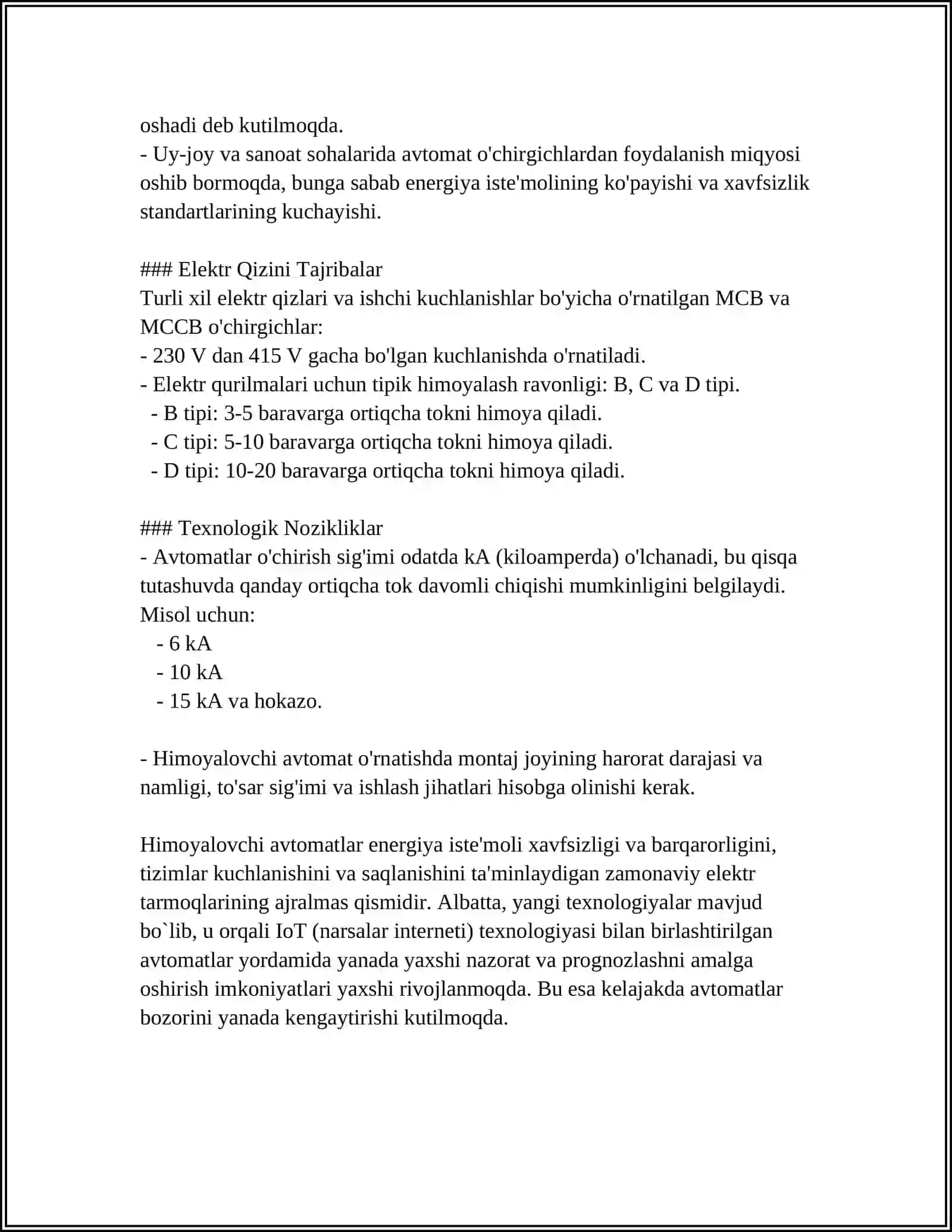 HIMOYALOVCHI AVTOMATLAR 4