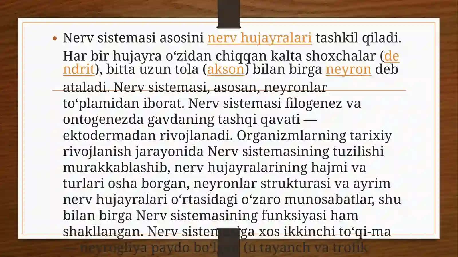 NERV TIZIMI VA QARISH 4