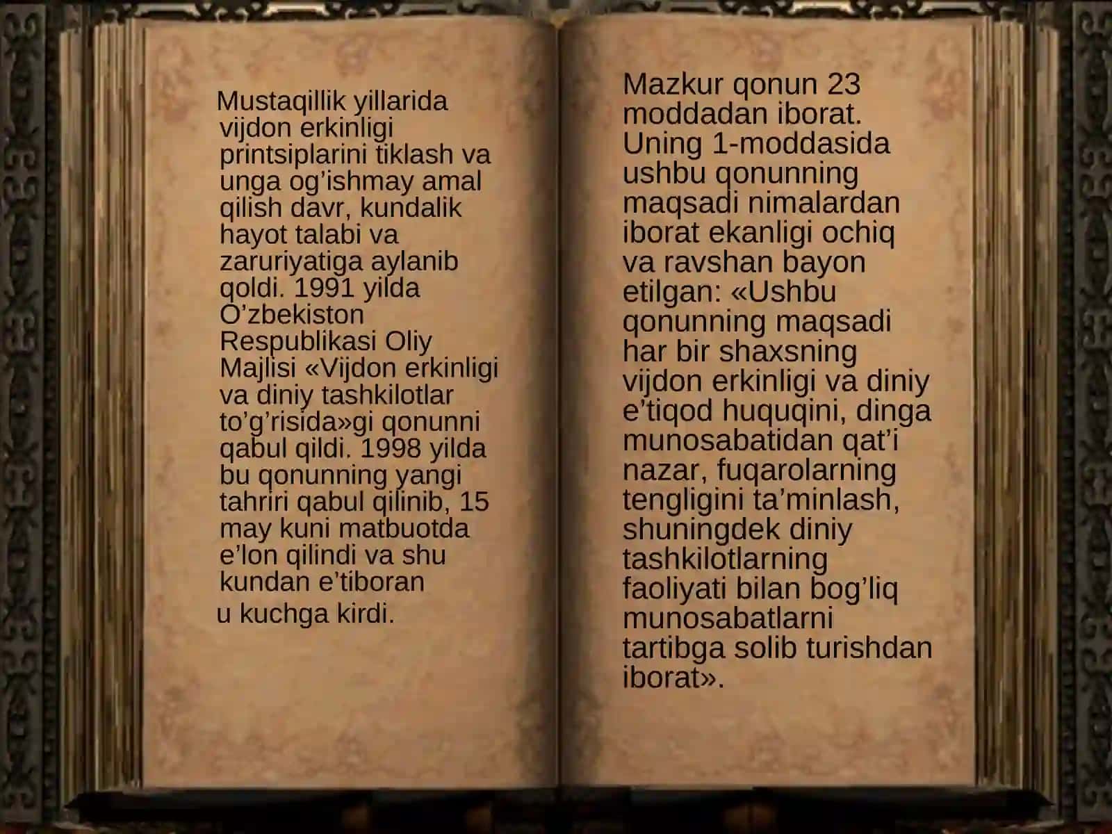 Vijdon erkinligi 4