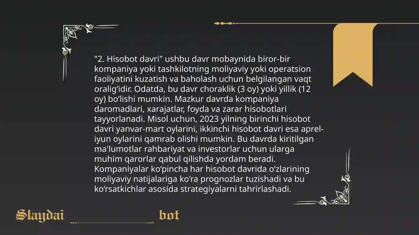 Moliyaviy hisobot 4