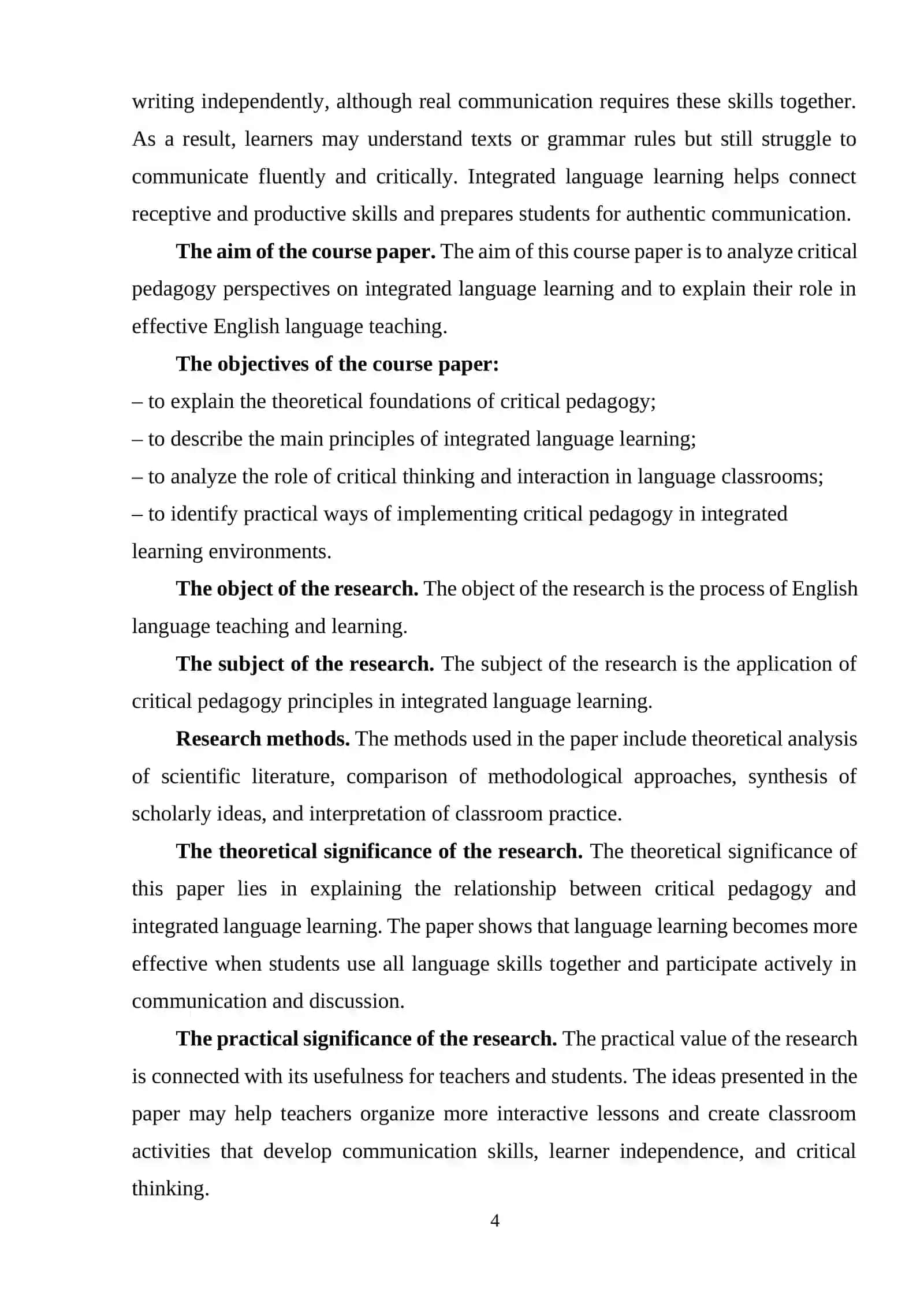 Critical pedagogy perspectives on integrated language learning 4