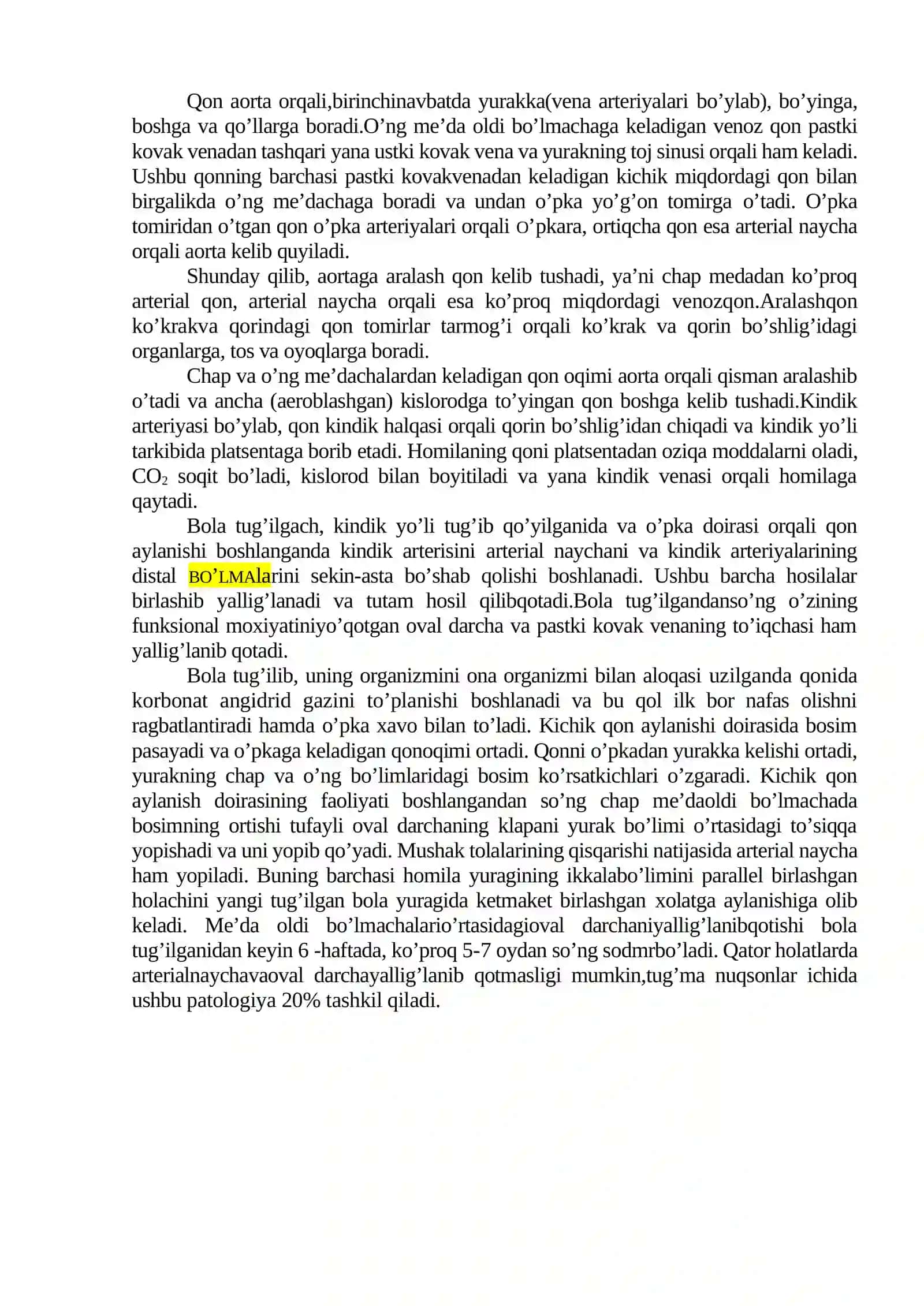 Yurak va qon aylanish tizimi 4