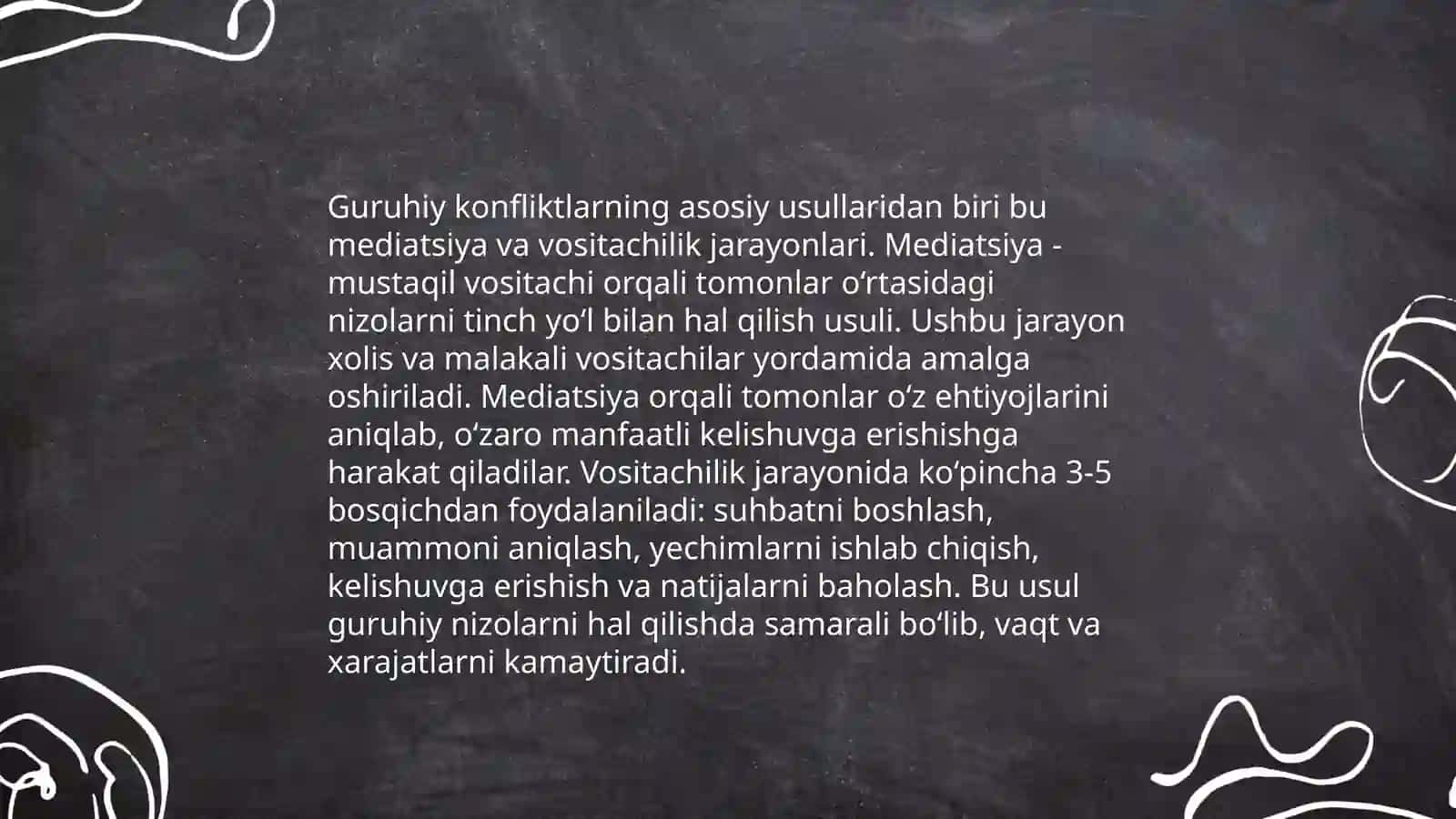 Guruhiy konfliktlarning asosiy usullari 4