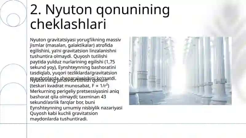 Butun olam tortishish qonuni 4