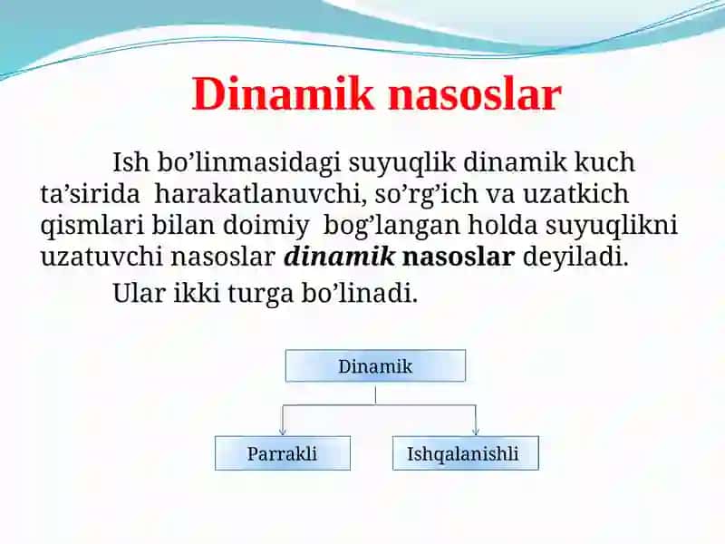 Suyuqliklarniuzatishnasoslarningturlari 4