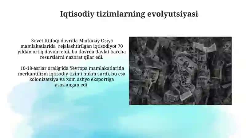 Zamonaviy iqtisodiy tizimlar 4
