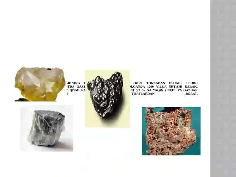 Mineralresurslar 4