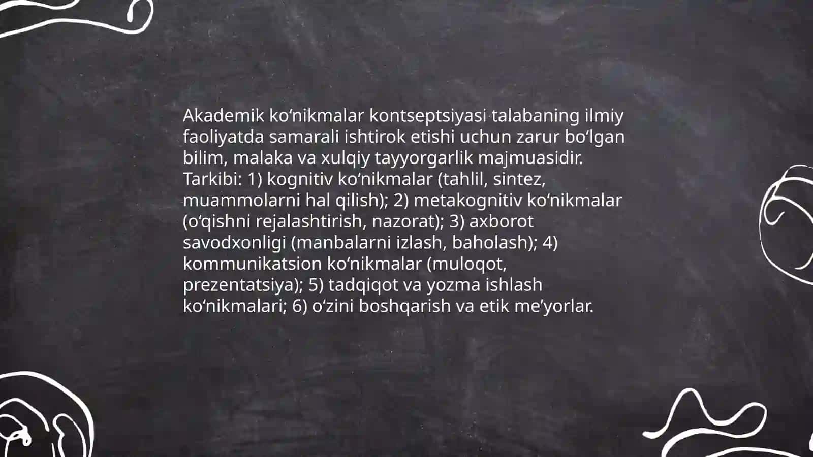 Akademik ko’nikmalar va kasbiy kompetensiyalar fanining mazmuni va mohiyati, o’rganishning ahamiyati 4