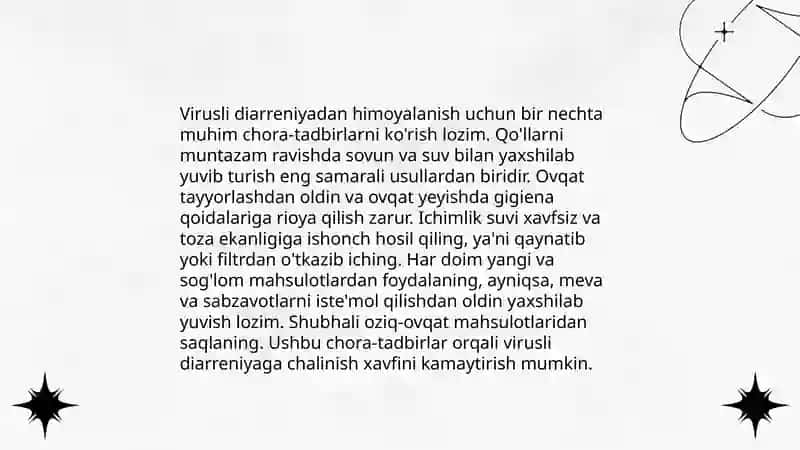 Virusli diareya. Vabo 4